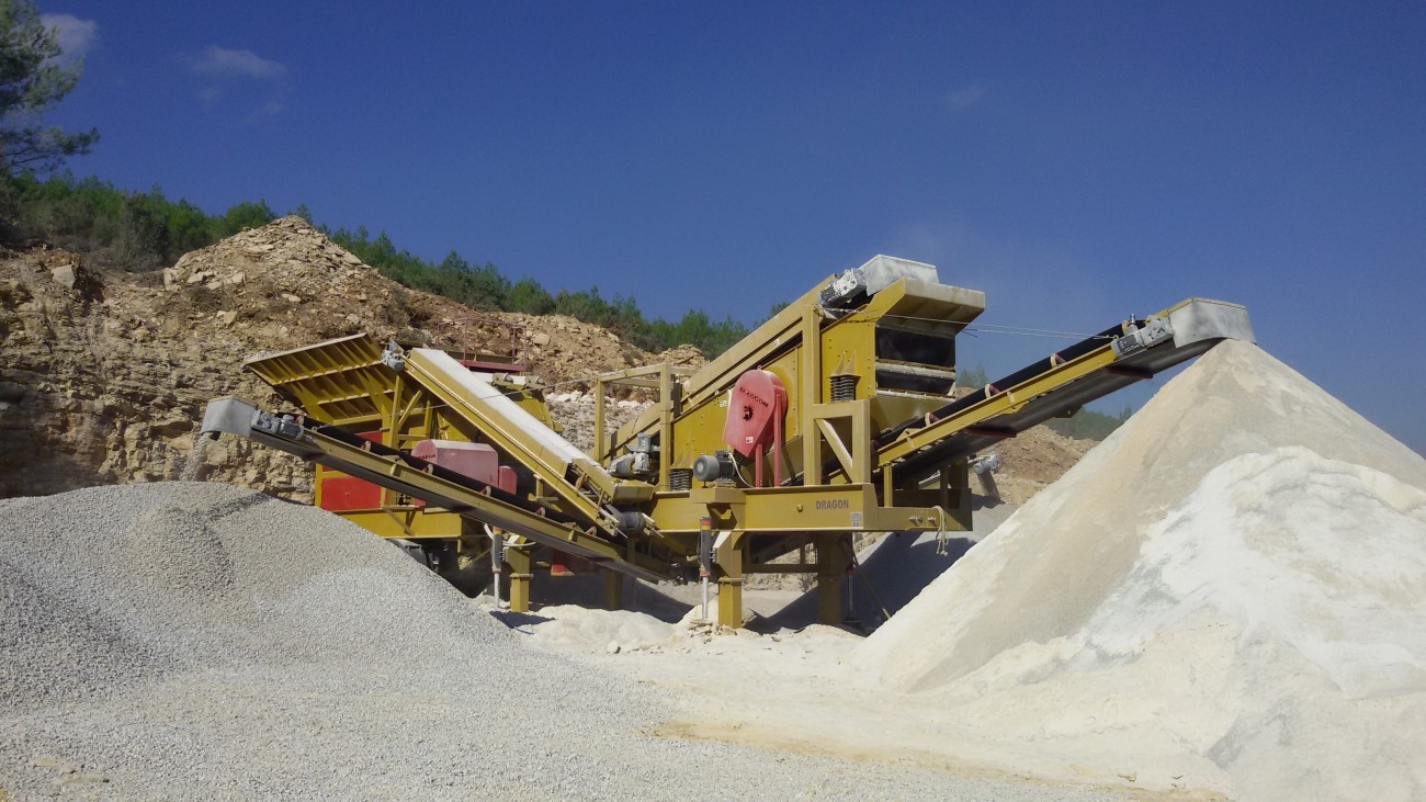 Stone crushing and screening plant for sale