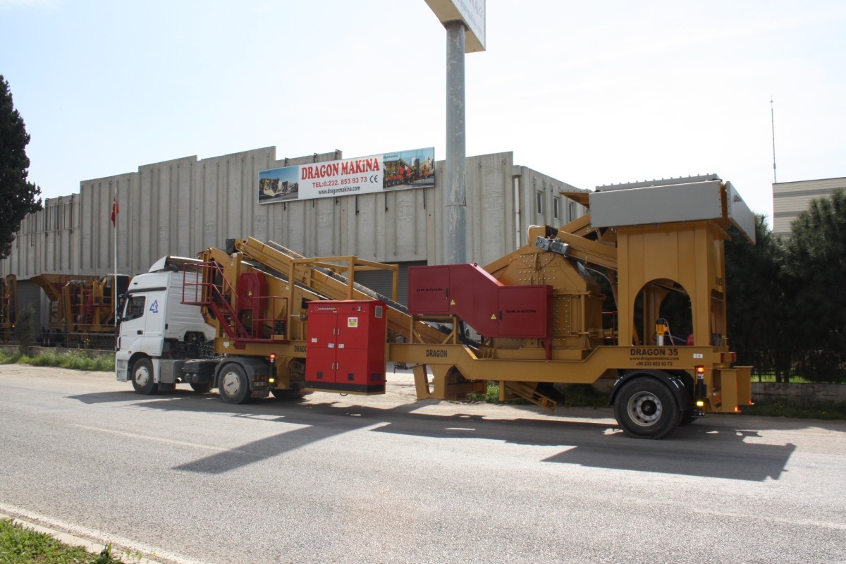 mobile crushing and screening plant for sale