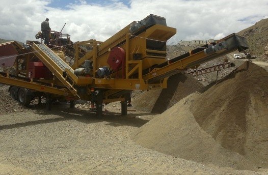 second hand mobile crusher plant