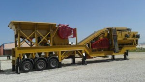 100 tons per hour capacity hard rock crushing and screening plant