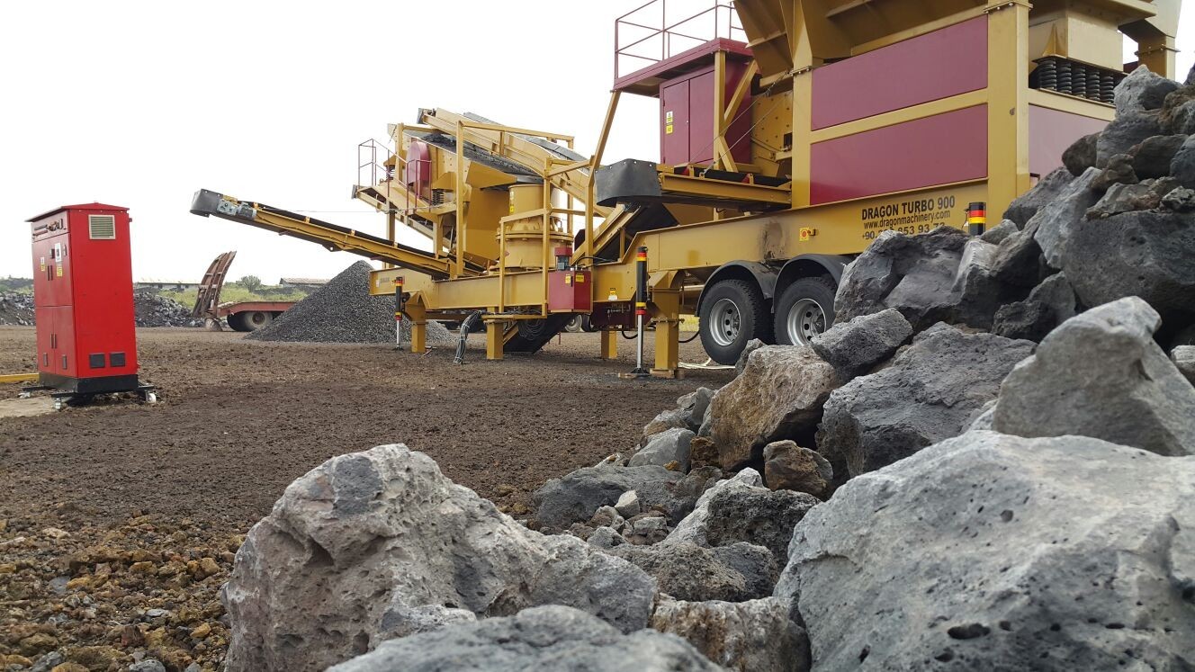 Stone crushing and screening involves several