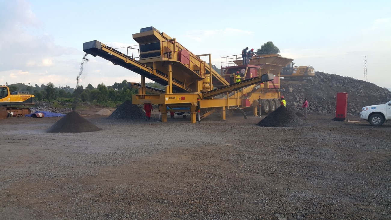 Hard Material Crushing and Screening Plant - Turbo Mobile Crusher